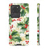 Christmas Holly on a Golden Background - Impact Resistant Phone Case Samsung Galaxy S20 Ultra Glossy